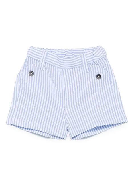 Shorts In Cotone a Righe Bianco e Azzurro TARTINE ET CHOCOLAT | CA2605144